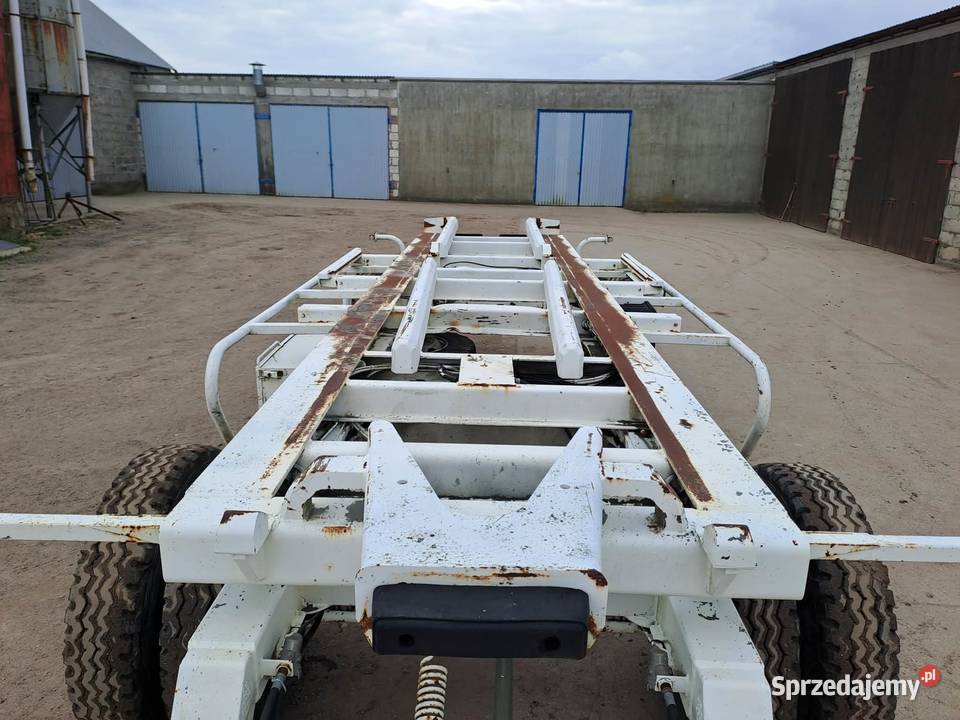 Przyczepa do kontenerów hakowych nieuszkodzony Chojnice