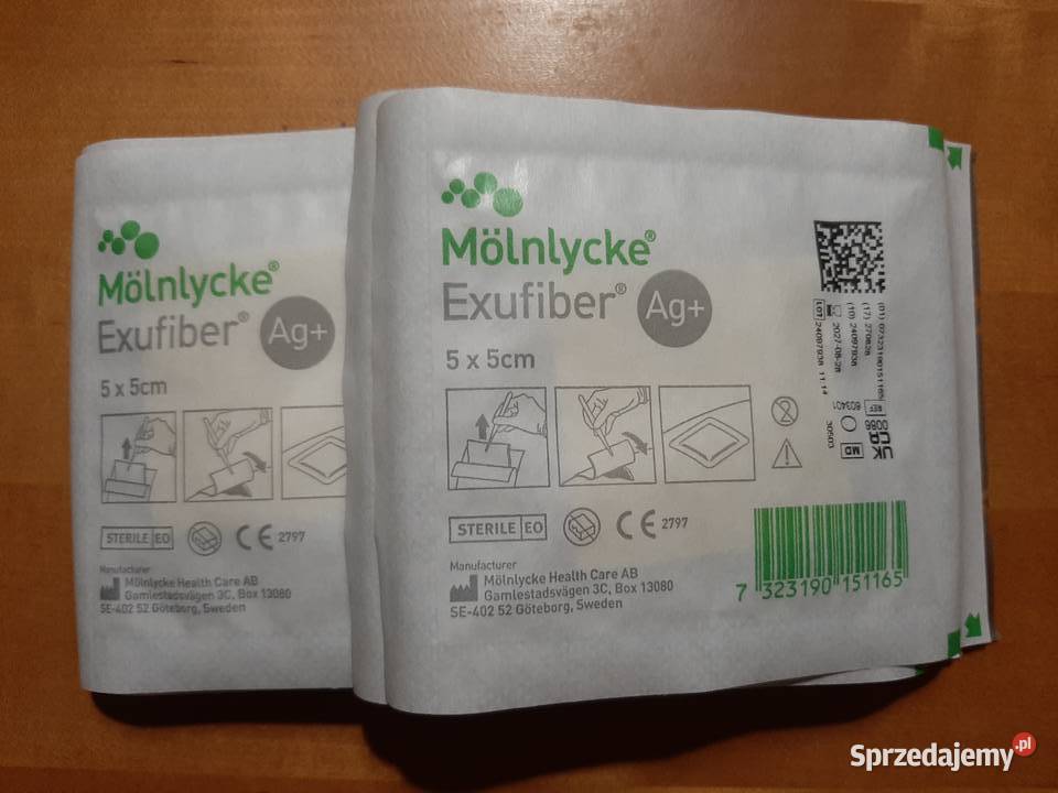 Mlnlycke Exufiber Ag opatrunek na rany 5 sztuk zachodniopomorskie Mścice