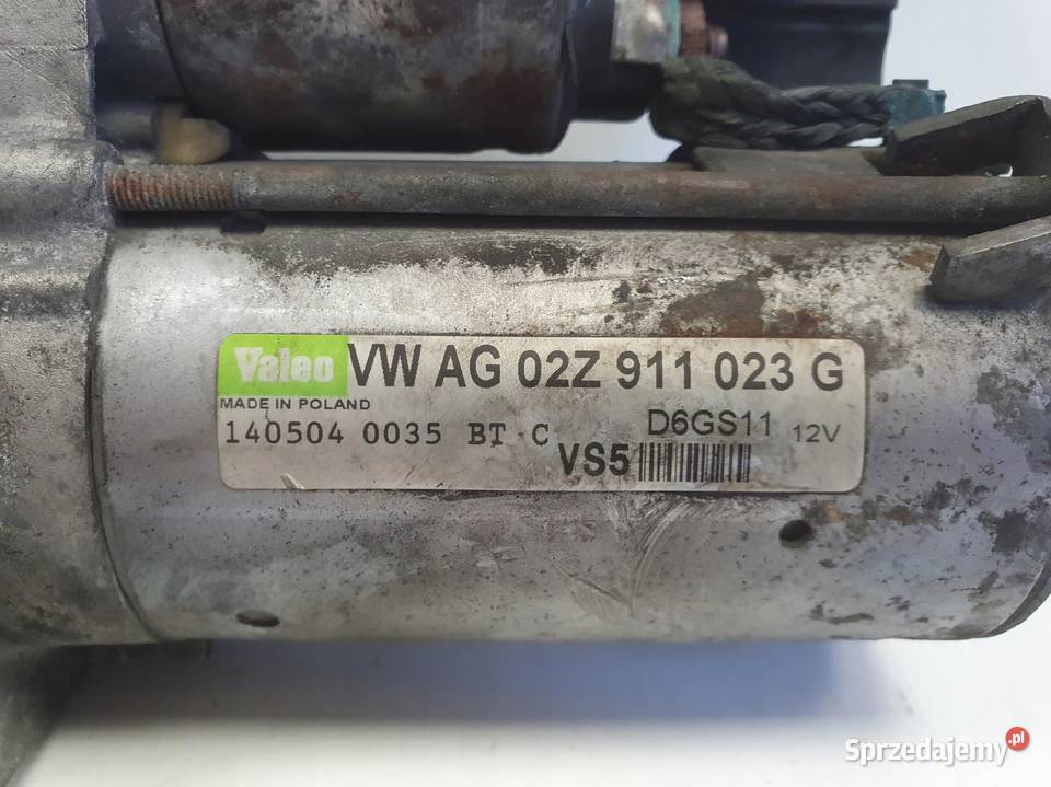VW Golf V 20 FSI ROZRUSZNIK 02Z911023G valeo Janów