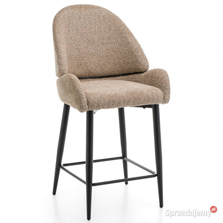 Hoker Tapicerowany Bergamo Boucle Ciemnobeżowe wielkopolskie Tarchały Małe sprzedam