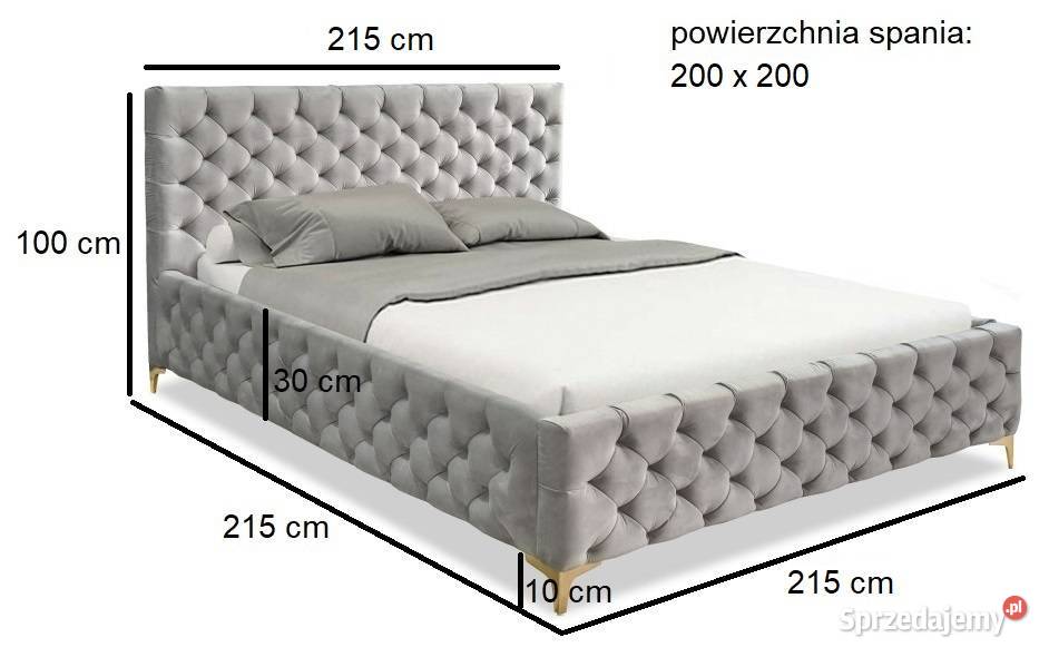 Łóżko tapicerowane z pojemnikiem Nemo różne