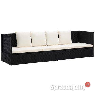 vidaXL Sofa ogrodowa z poduszkami polirattan Warszawa