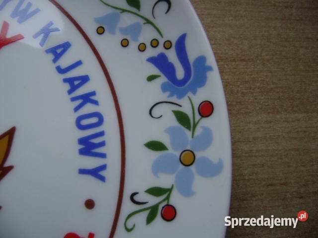 Starocie z PRL PTTK Talerz pamiątkowy ze Spływu Gdynia
