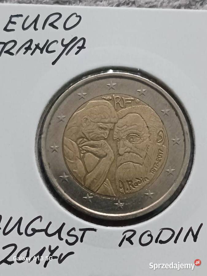2 Euro Francja 2017 r August Rodin i Myśliciel