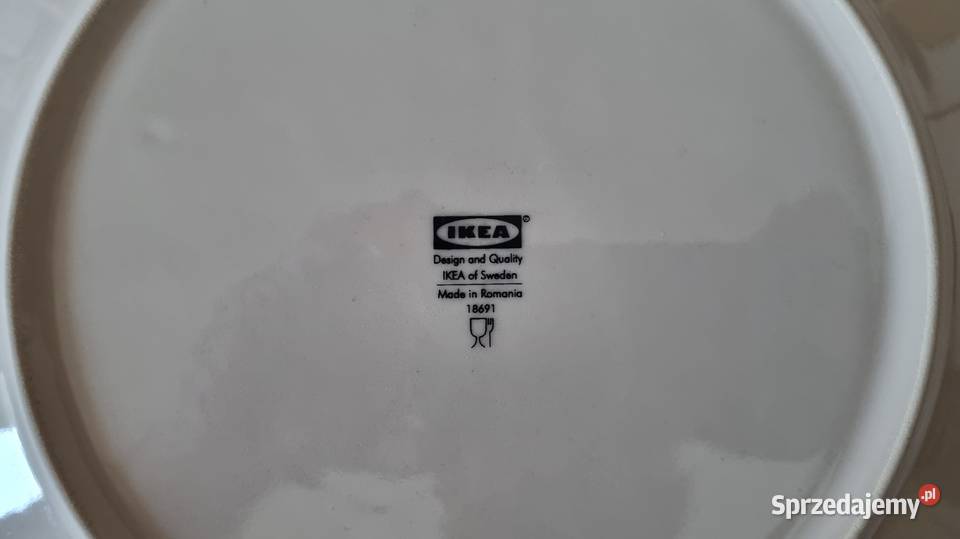 Talerze – Ikea 18691 – ecru Warszawa - Sprzedajemy.pl
