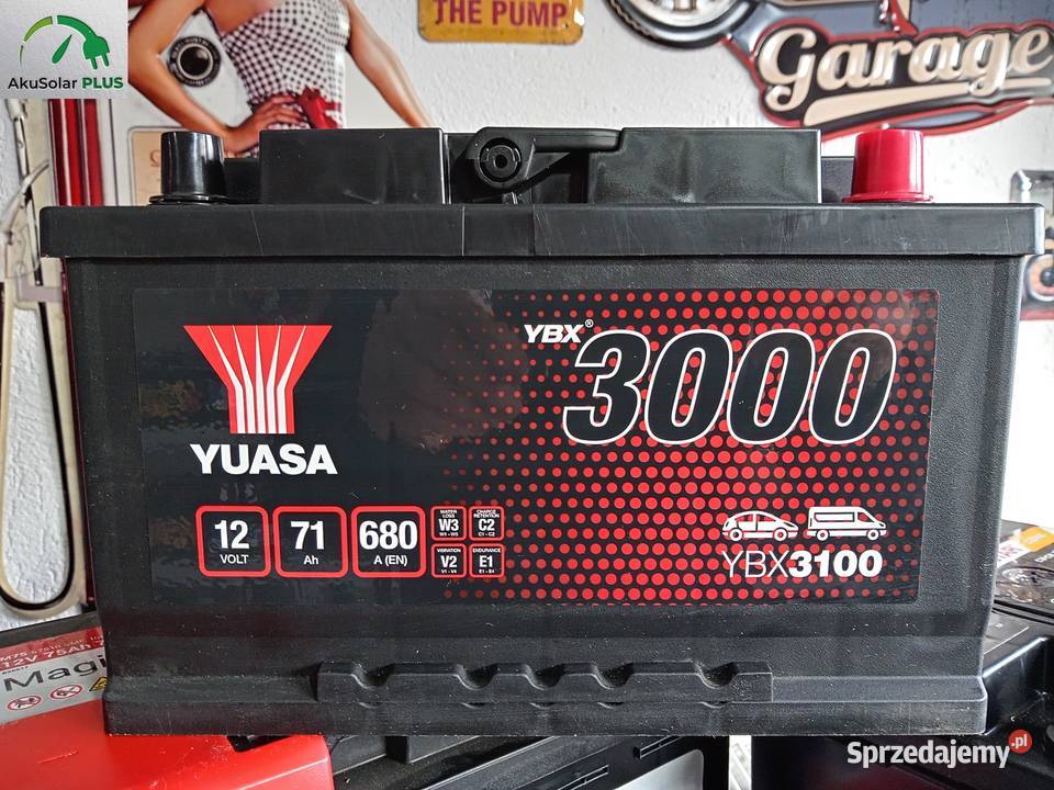 Akumulator YUASA 71Ah 680A P Częstochowa