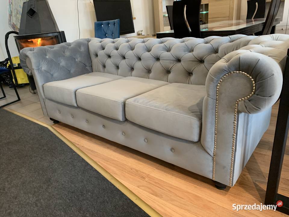 Sofa chesterfield 240 z funkcją spania Kęty