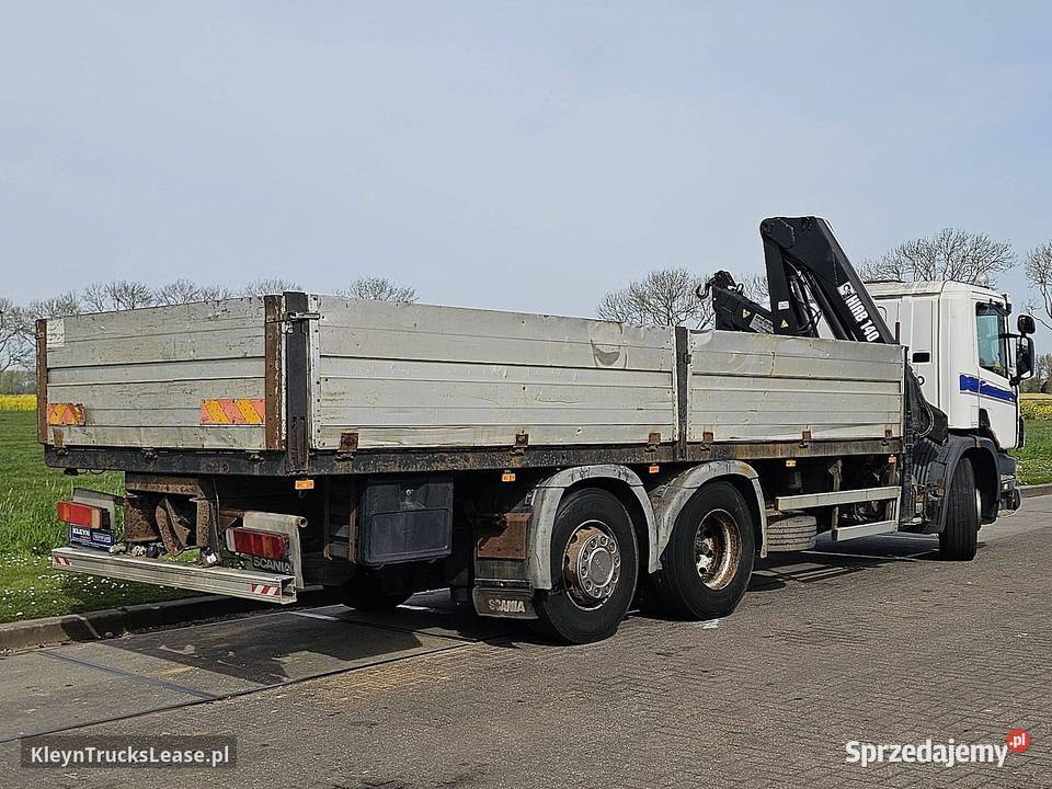 Scania P94260 6X2 HIAB CRANE skrzyniowy 1998 Rok produkcji 1998