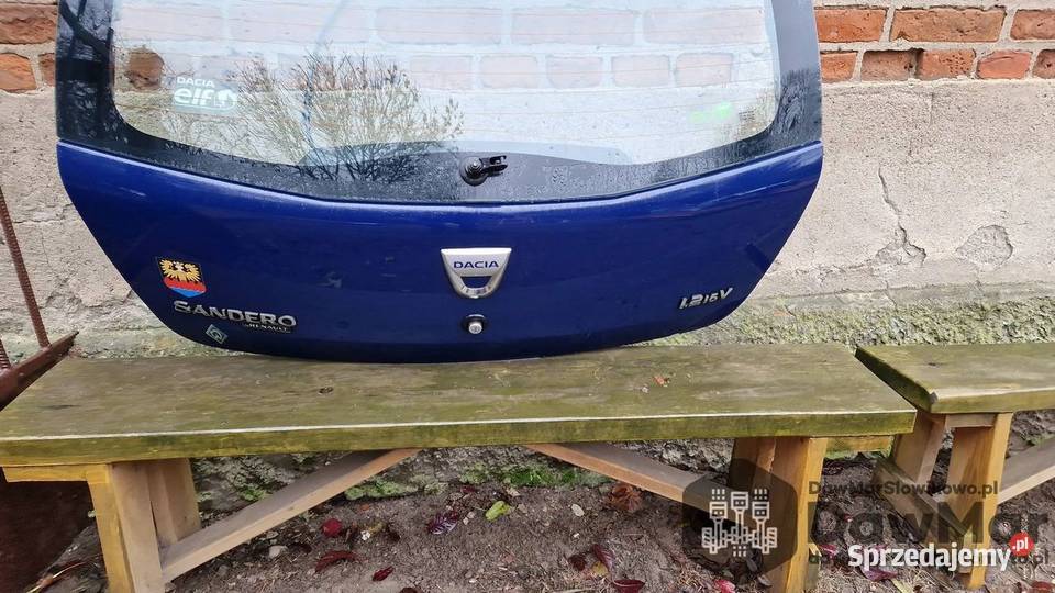 Dacia Sandero Klapa Bafgażnika DV61H Klapy bagażnika Słowikowo