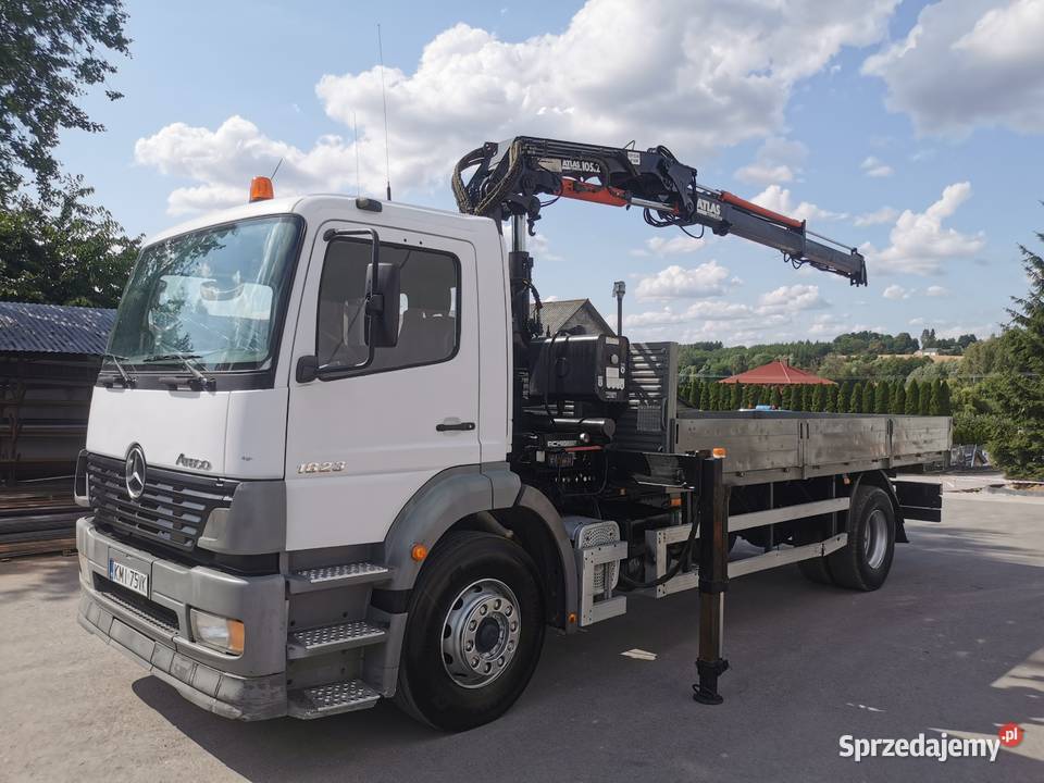 MercedesBenz Atego 1823 żuraw HDS Atlas 1052 398500km Miechów