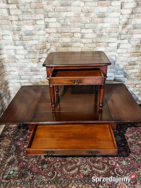 Zestaw pięknych stolików drewnianych Sandomierz sprzedam