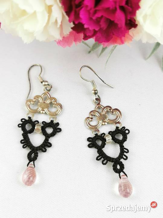 Kolczyki frywolitkowe Biżuteria dla Pań