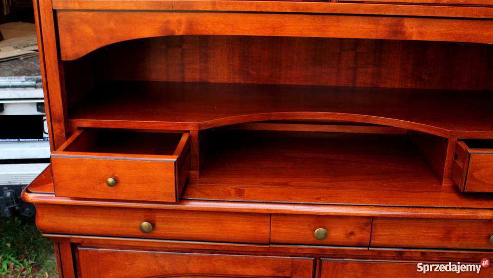 Kredens holenderski drewniany z witryną lubelskie