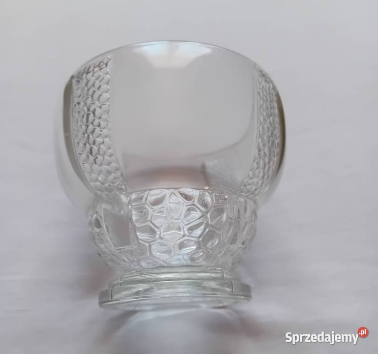 Pucharek art deco huta Hortensja Porcelana i szkło wielkopolskie Koźminek