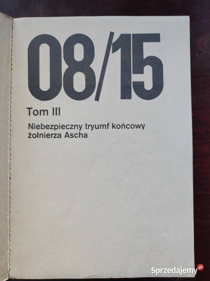 0815 tom 1 3 Hans Hellmut Kirst Kielce