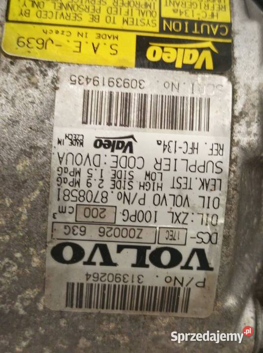 SPRĘŻARKA KLIMATYZACJI DCS17EC 32 24V Volvo XC