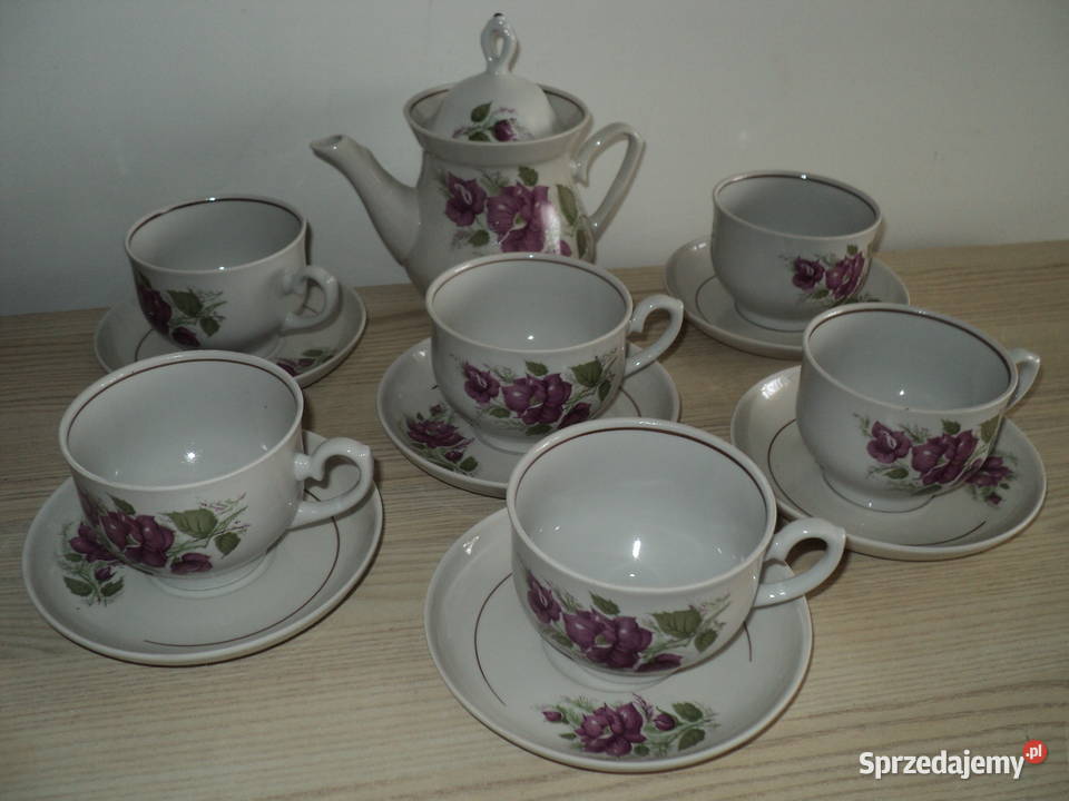 Nowy serwis kawowy 6 dzbanek i cukiernica Ełk