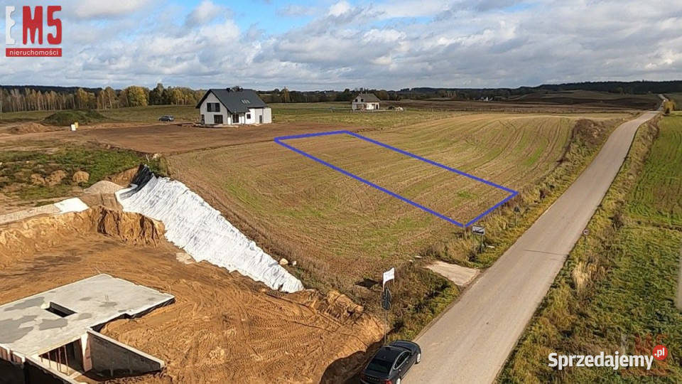 Działka Okuniowiec 1086m2 podlaskie