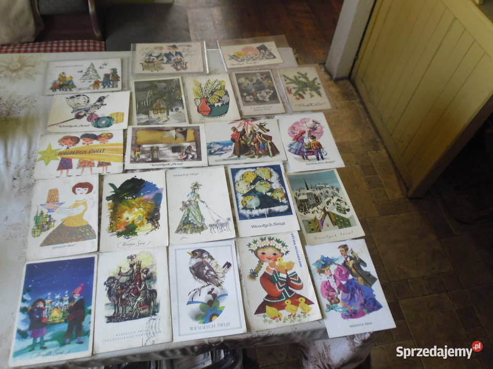 Pocztówki kolorowe Wesołych Świąt Pozostałe Zwoleń