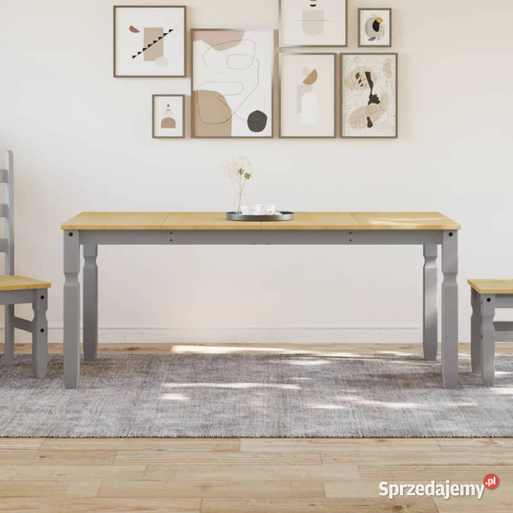 Stół jadalniany Corona szary 180x90x75 drewno mazowieckie Warszawa sprzedam