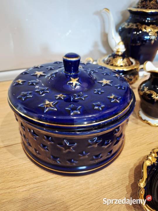 Bomboniera kobaltowa gwiazdki Świeta warmińsko-mazurskie Braniewo