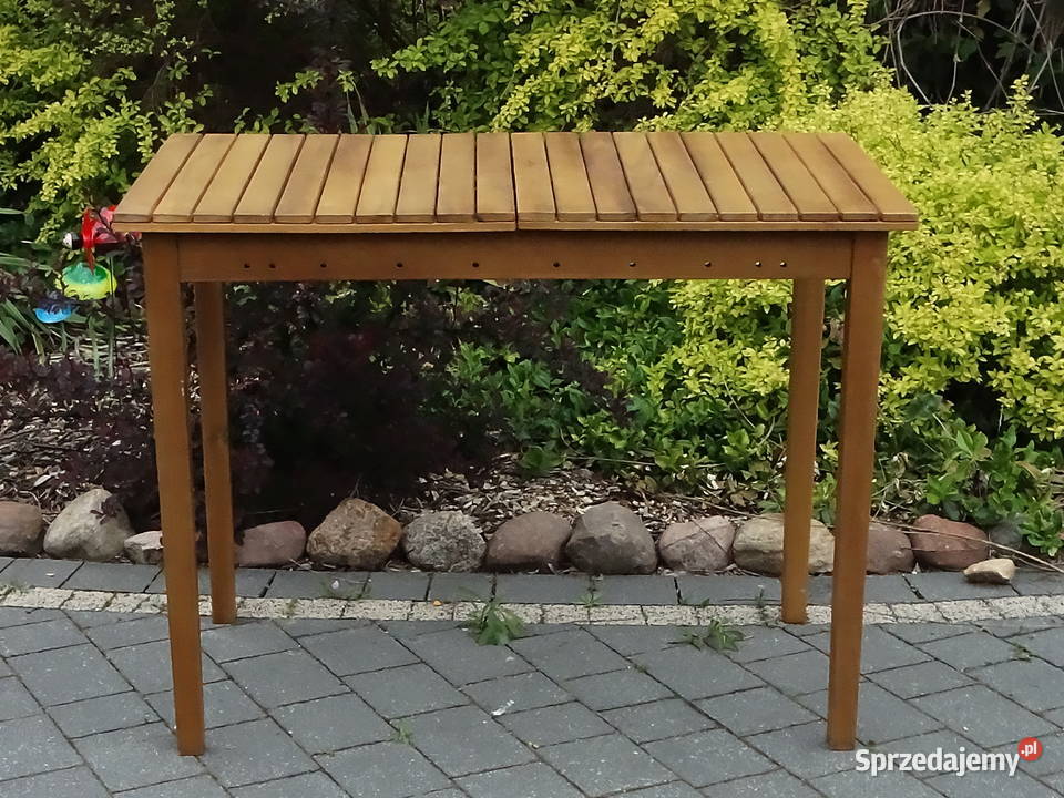 Solidny stół ogrodowy DREWNO FSC Składany 100x60 Biłgoraj