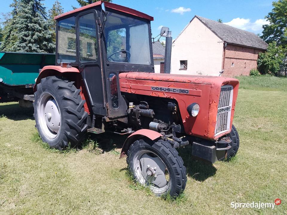 Ursus C 355 zarejestrowany sprawny przyczepa Wolsztyn