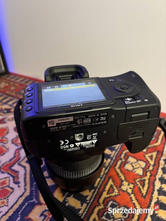 Aparat lustrzanka Sony A200 mazowieckie