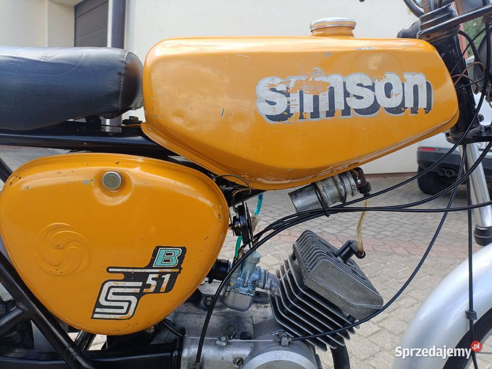 Simson S51 1987r oryginał zarejestrowany łódzkie Sieradz sprzedam