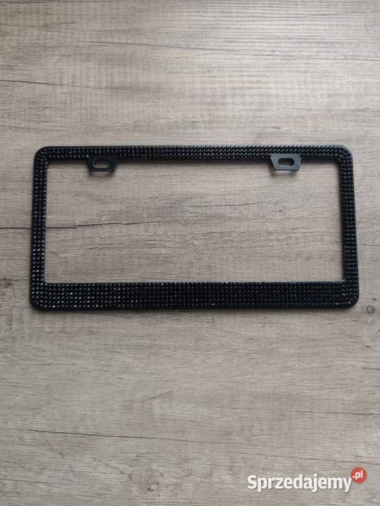 Ozdobna metalowa ramka tablicy USA diamenciki Rzeszów