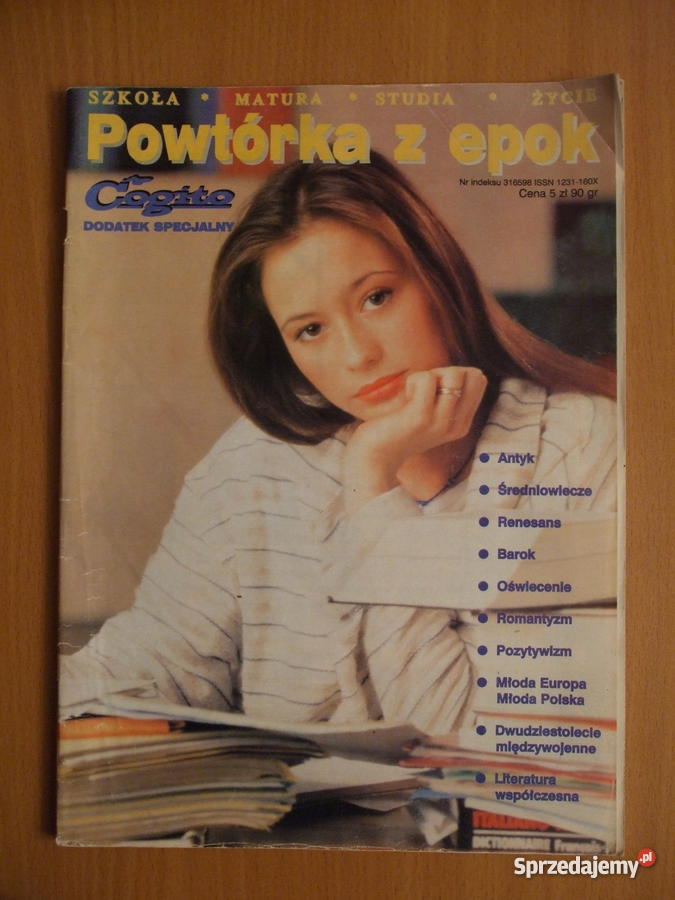 COGITO POWTÓRKA Z EPOK LITERACKICH DO MATURY