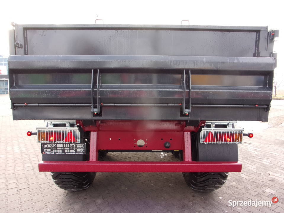 Przyczepa budowlana skorupowa T6792 PRONAR 12ton nieuszkodzony Opoczno
