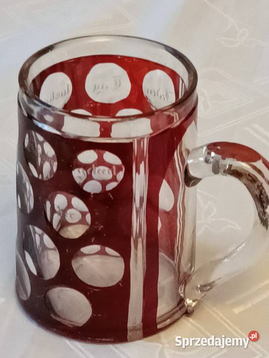 Pięknie oszlifowane stary kufel Gliwice