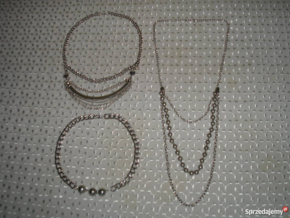 naszyjniki w kolorze srebra Naszyjniki Słupsk