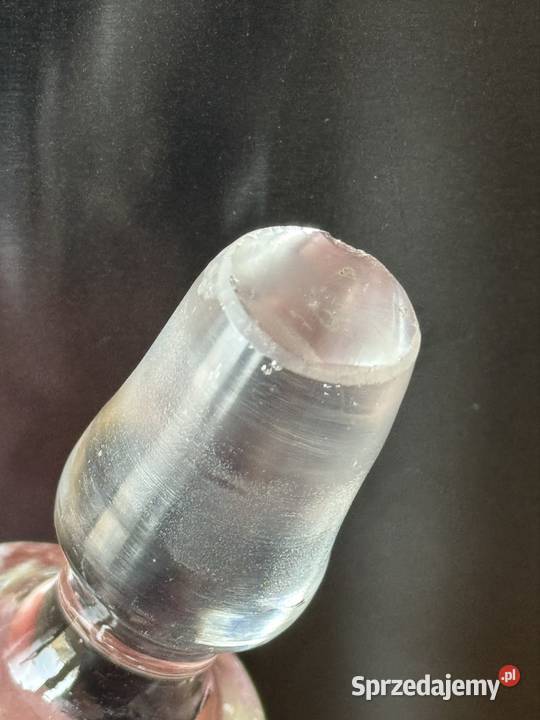 Korek ze szkła bezbarwnego do karafki Mielec