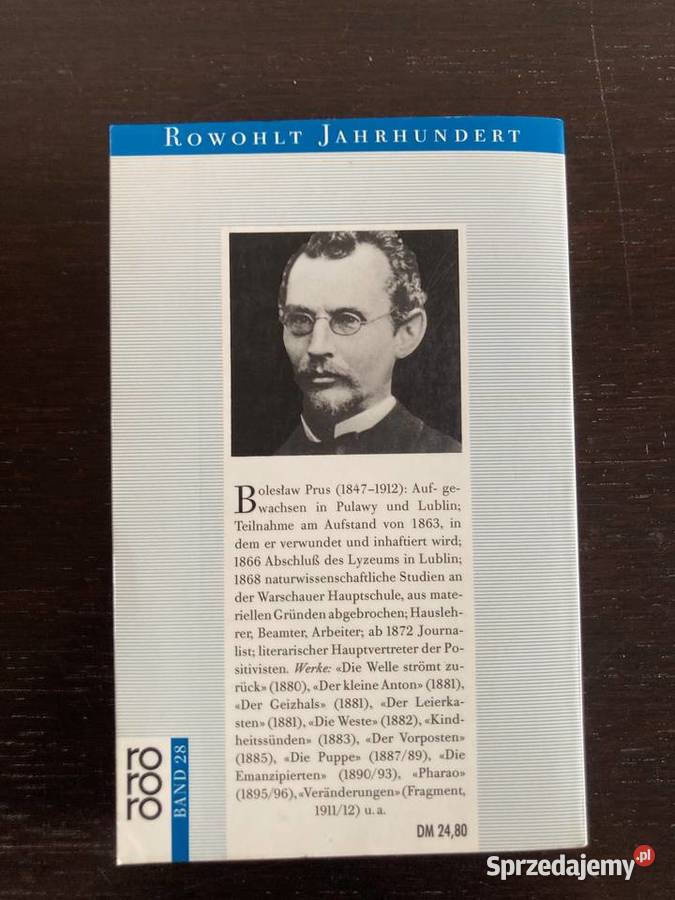 Bolesław Prus Pharao Faraon książka w języku miękka Elbląg