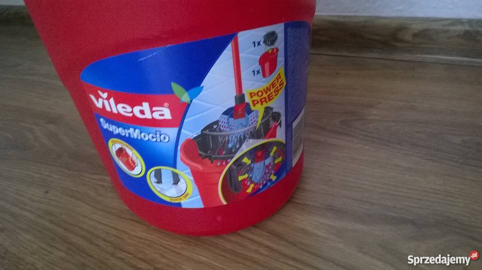 Sprzedam wiadro z wyciskarką i mopa Vileda Ręczne Poznań