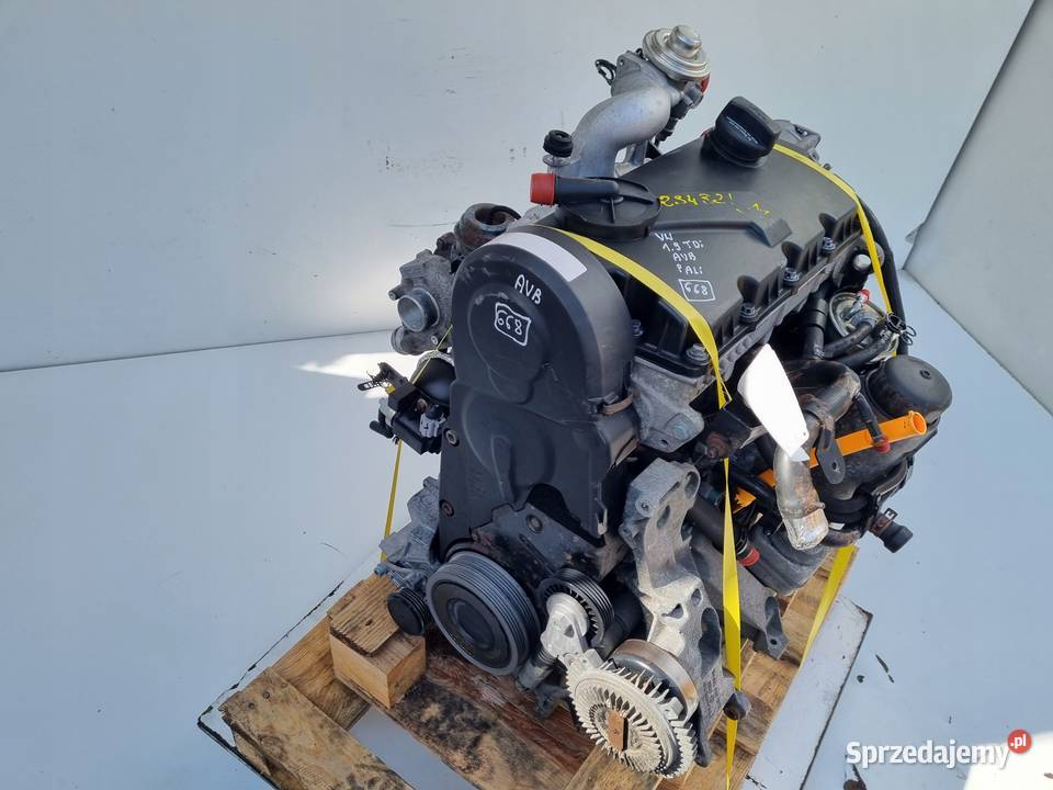 SILNIK KOMPLET Audi A4 B6 19 TDI 101 ładnie osobowe Silniki kompletne Janów sprzedam