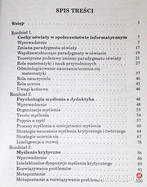 Podstawy kształcenia wyższych umiejętności Chełm