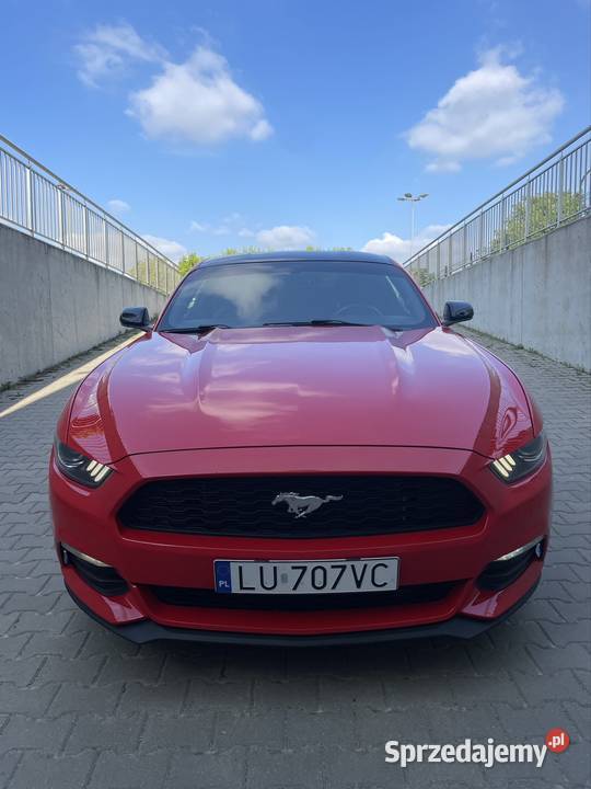 Ford Mustang 37 2016 automat duże radio CarPlay Lublin sprzedam
