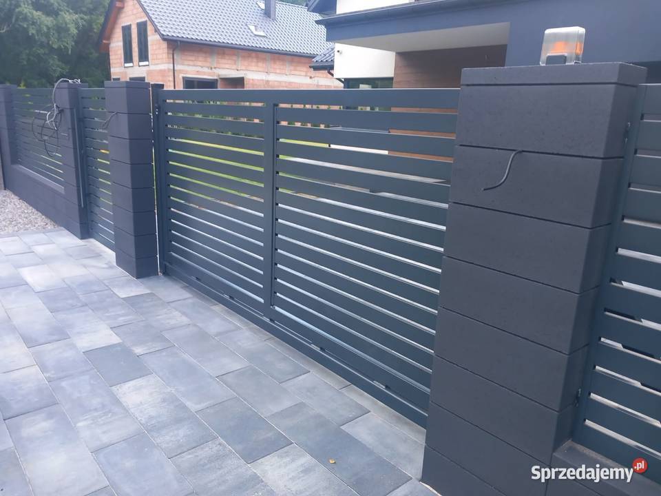 NOWOCZESNE OGRODZENIA BRAMY FURTKI BALUSTRADY Ogrodzenia i bramy łódzkie