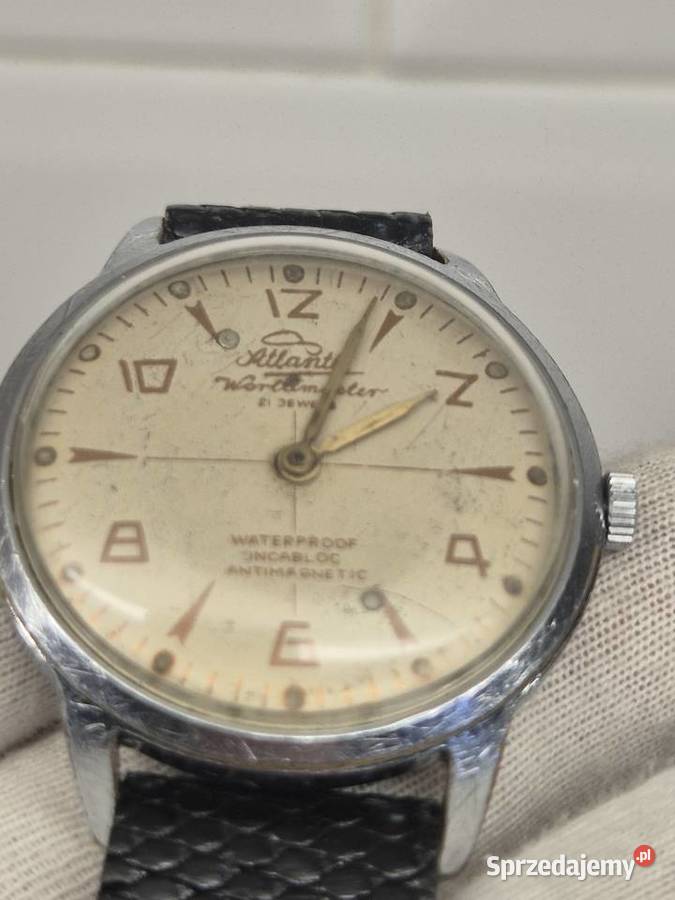 Zegarek Atlantic Worldmastervintage śląskie Chorzów sprzedam