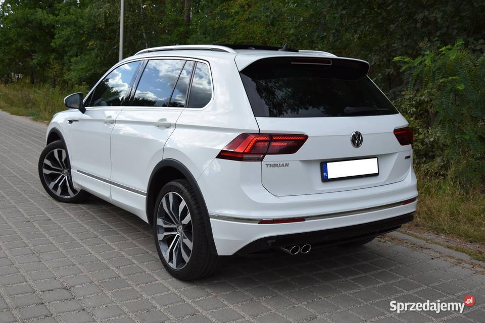 VOLKSWAGEN TIGUAN TDI 190 4MOTION RLINE SALON pełny VAT Zielona Góra