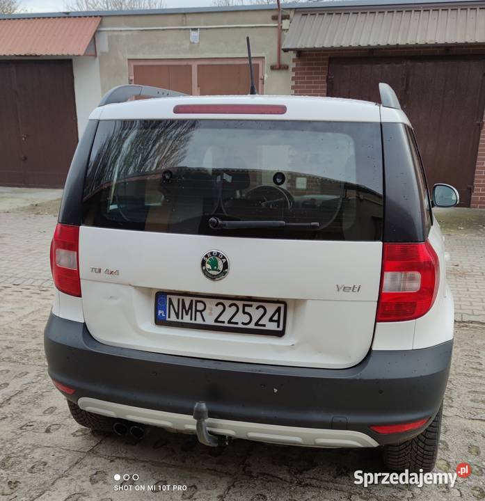 Skoda Yeti 20TDI CR 140 4x4 hak warmińsko-mazurskie Mrągowo sprzedam