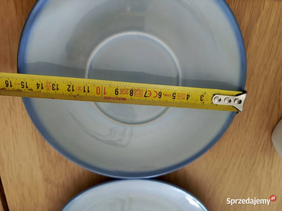 Zestaw filiżanek Porcelit Pruszkow podstawki podkarpackie