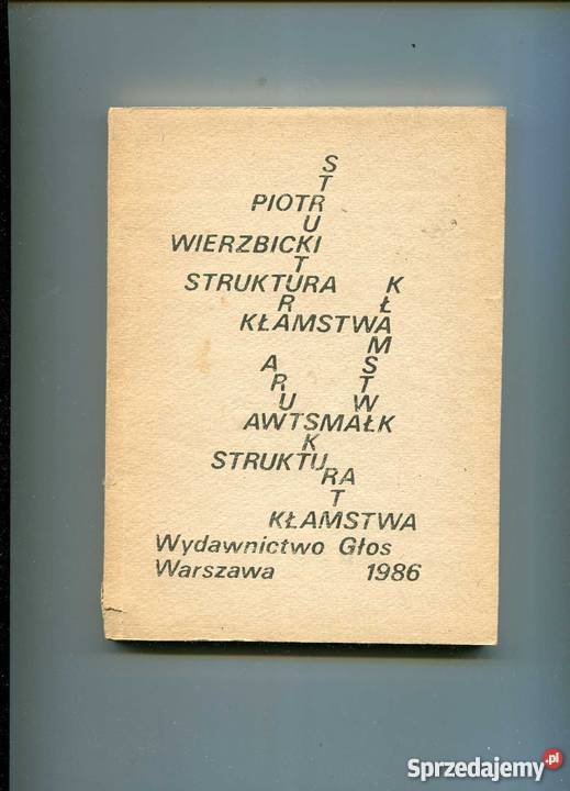Struktura kłamstwa zachodniopomorskie Szczecin sprzedam