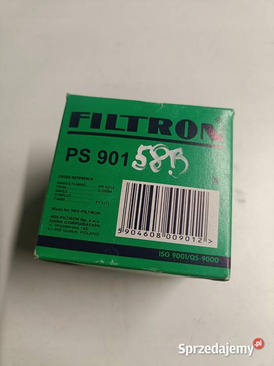 FILTR PALIWA Hyundai Nissan Renault 901 Filtr Rudka