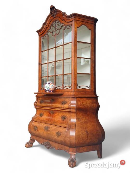 Oryginalna Witryna Ludwik Filip XIX XX w