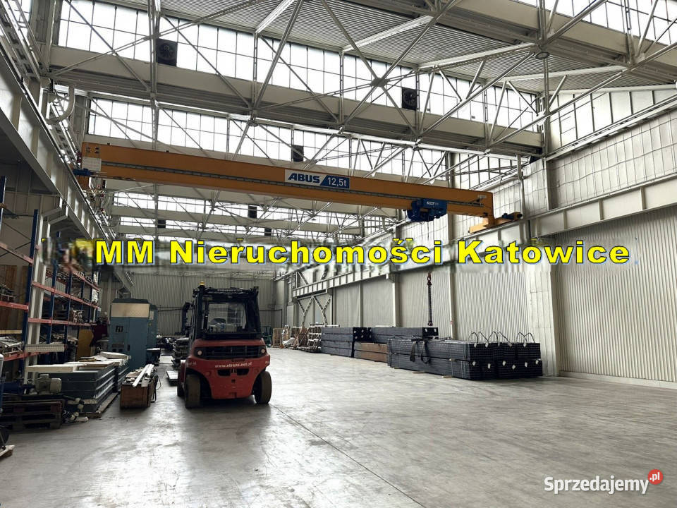 Powierzchnie magazynowe 200 do 5000 m2 suwnice Katowice