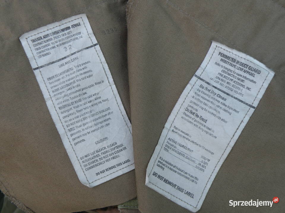 Spodnie ACU multicam OCP 28 regular FEMALE 2 Wrocław sprzedam